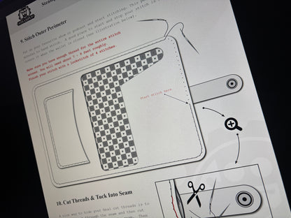 Passport Wallet Digital Pattern